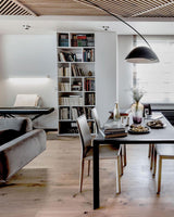 Świeża łukowa lampa podłogowa