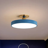 Rund Infälld Taklampa Skandinavisk Stil Akryl Sovrum Led Semi Coil Taklampa