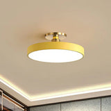 Rund Infälld Taklampa Skandinavisk Stil Akryl Sovrum Led Semi Coil Taklampa