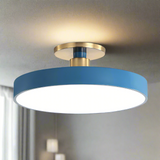 Rund Infälld Taklampa Skandinavisk Stil Akryl Sovrum Led Semi Coil Taklampa
