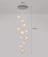 Candelabru modern pentru scară