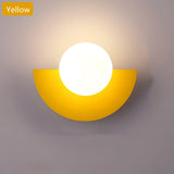 Everest - skandynawska półokrągła lampa ścienna