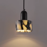 Black Marble Pendant Light