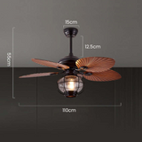 Black Vintage Creative Ceiling Fans
