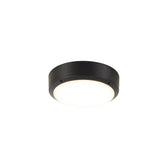 Lampă de tavan LED rotundă din aluminiu, simplă, impermeabilă, pentru exterior, cu montare încastrată