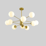 NobleLuminance - Candelabru cu glob de sticlă