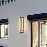 Kwadratowy zewnętrzny kinkiet ścienny