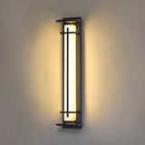 Kwadratowy zewnętrzny kinkiet ścienny