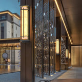 Kwadratowy zewnętrzny kinkiet ścienny