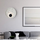 Vägglampa Med Rund Månglob