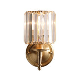 Vintage Lyxig Kristall Vägglampa