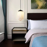 Vintage Vit Mjölkglas Geometrisk Burk Taklampa