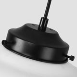 Vintage Vit Mjölkglas Geometrisk Burk Taklampa