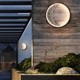 Elif Modern Outdoor Moon Wall Lamp