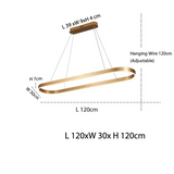 Rose Gold Kitchen Chandelier