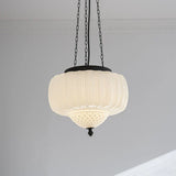 Nowoczesna biała minimalistyczna lampa wisząca