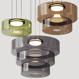 Szklane lampy wiszące w stylu Bauhaus