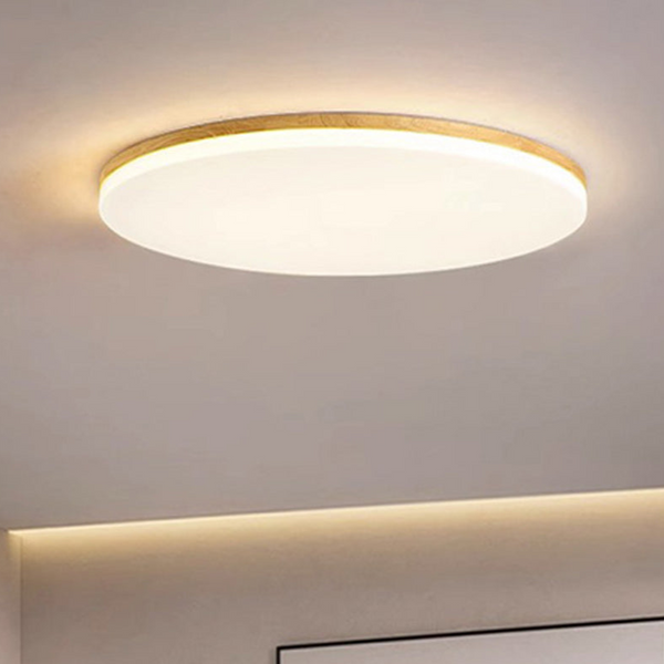Prosta, okrągła lampa sufitowa LED wykonana z akrylu