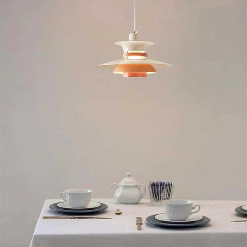 Nowoczesna lampa wisząca LED Morandi z kloszem