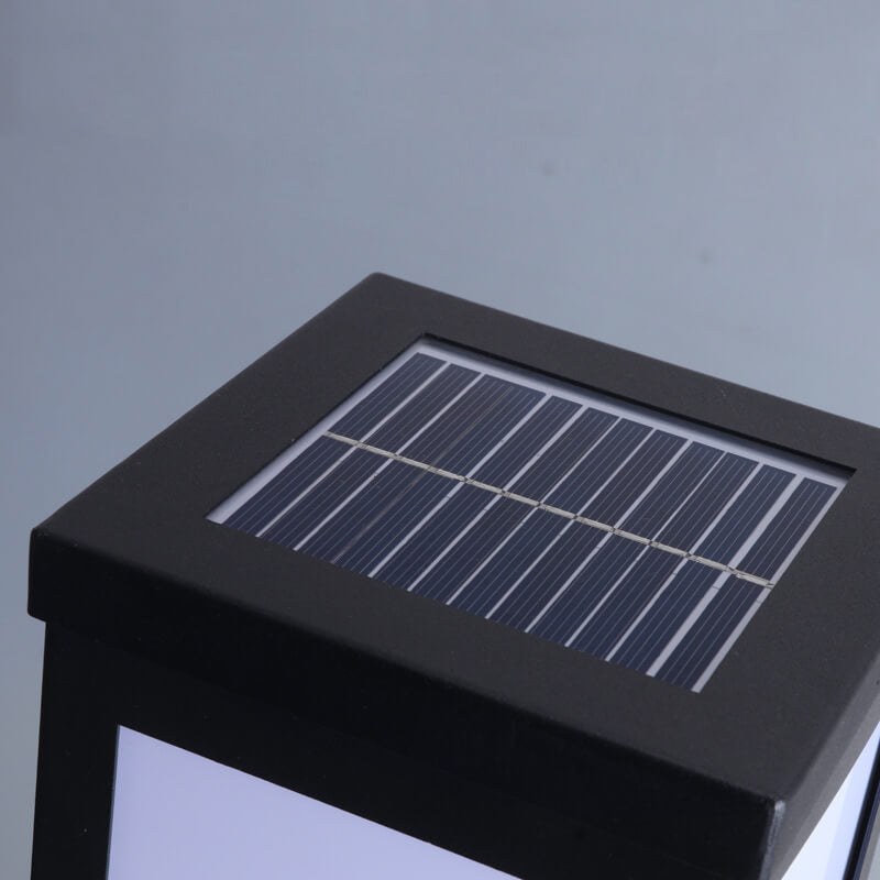 Nowoczesna latarnia solarna do użytku na zewnątrz