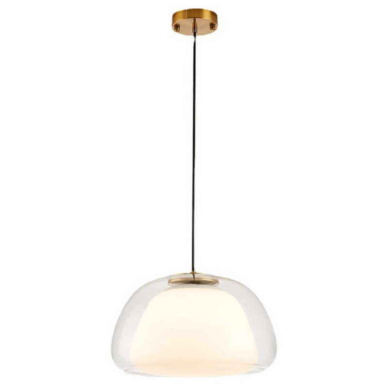 Nowoczesna lampa wisząca Jelly z mlecznego szkła