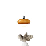 Lampa wisząca Bauhaus ze szkła kawowego