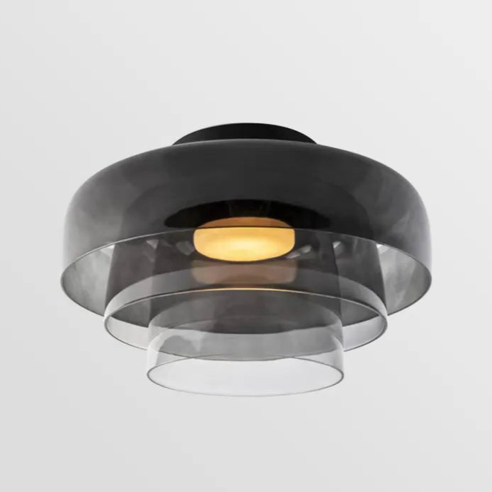 Nordisk Designer Kreativ Personlighet Medeltida Glas Taklampa