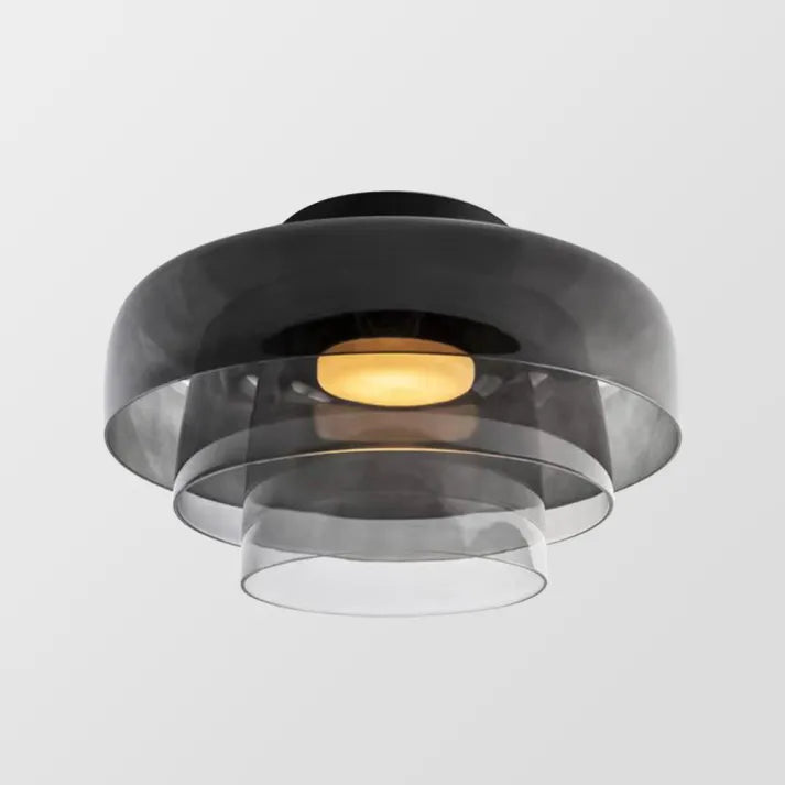 Nordisk Designer Kreativ Personlighet Medeltida Glas Taklampa