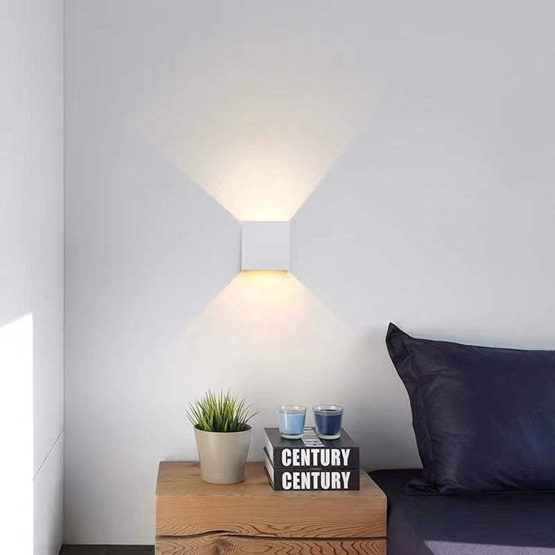 Nowoczesna aluminiowa wodoodporna lampa ścienna LED do użytku wewnętrznego