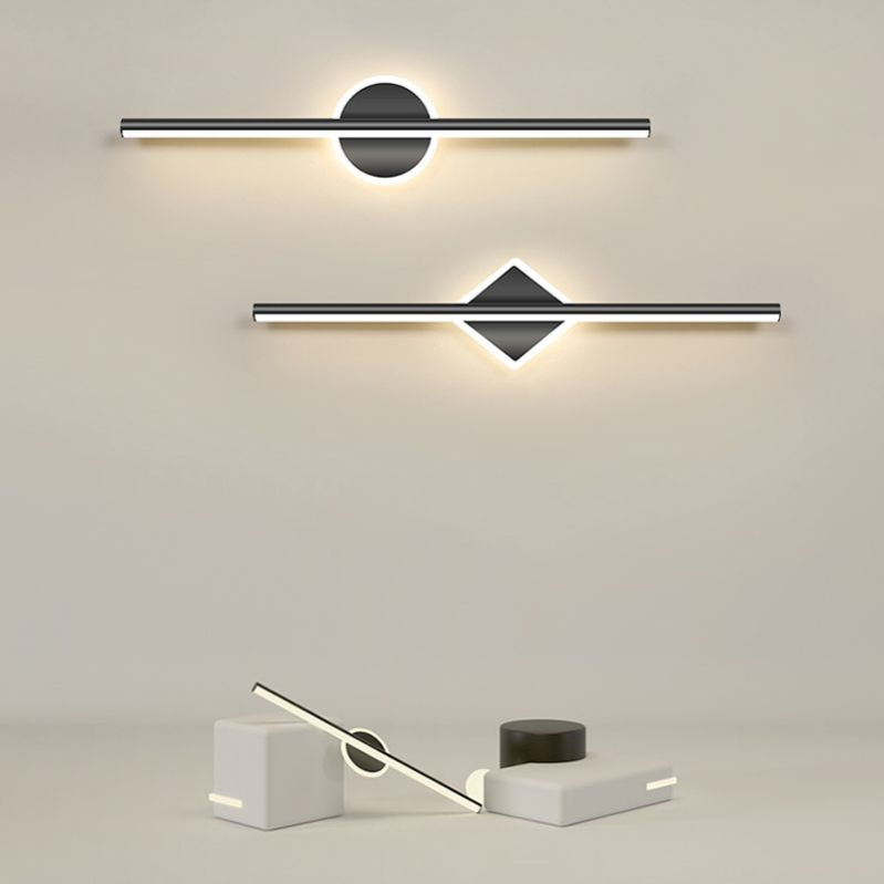 Leigh Nowoczesna okrągła/kwadratowa lampa ścienna LED
