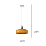 Lampa wisząca Bauhaus ze szkła kawowego