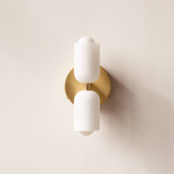Elegancka akrylowa lampa ścienna góra-dół