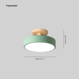 Nowoczesna lampa sufitowa LED wykonana z drewna