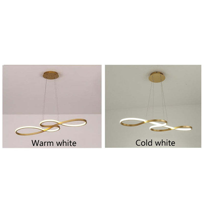 Lampa wisząca LED z muzycznymi nutami