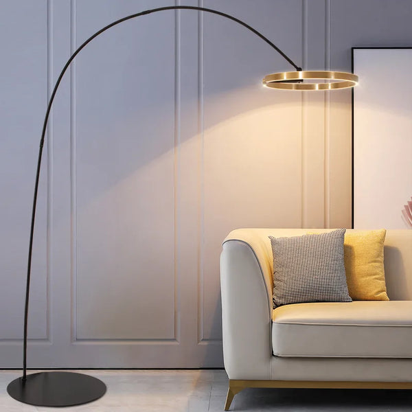 Designerska wędkarska lampa podłogowa Nordic LED