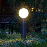Pena nowoczesna lampa zewnętrzna LED metalowa czarna ogrodowa zewnętrzna