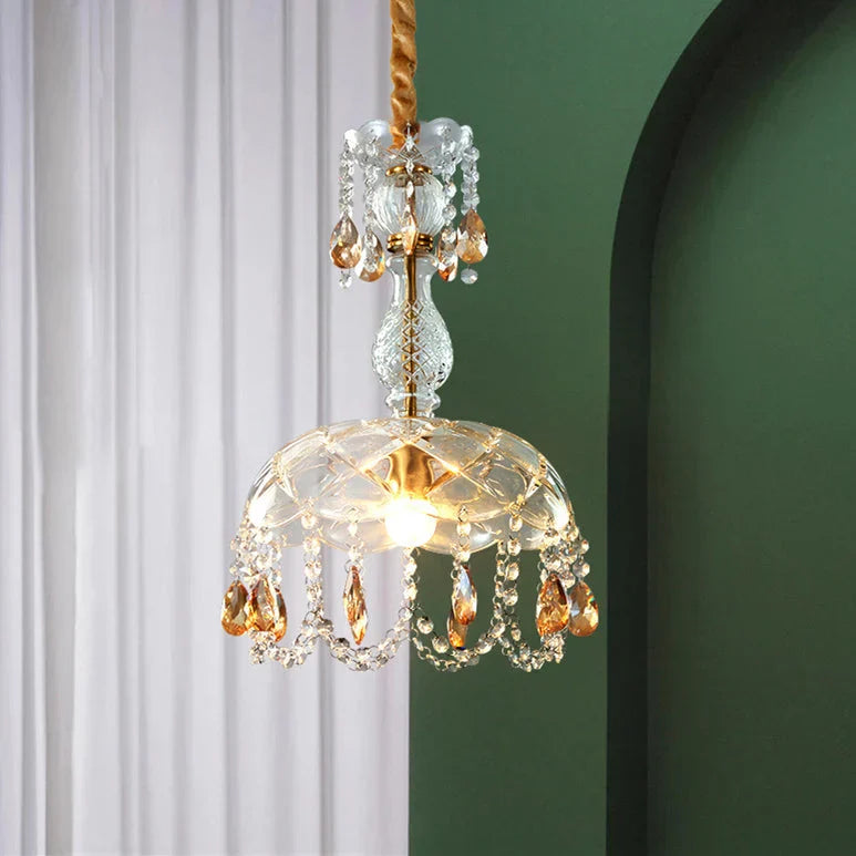 Luksusowy kryształowy żyrandol, designerska lampa wisząca