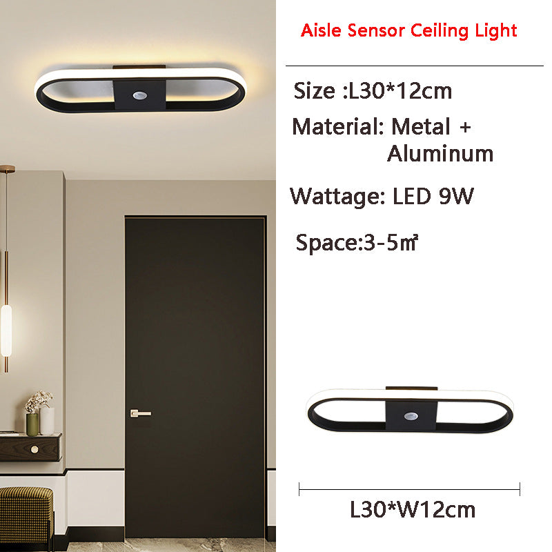 Czujnik ruchu PIR LED lampa sufitowa