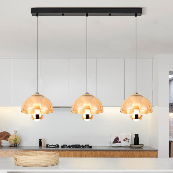 Lampa wisząca do kuchni Nordic z 3 głowicami