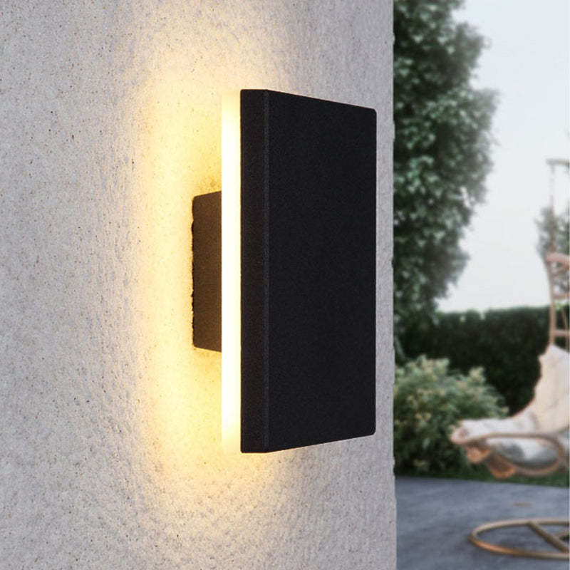 Nowoczesna minimalistyczna lampa ścienna LED