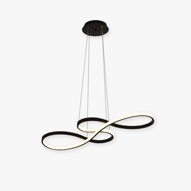Lampa wisząca LED z muzycznymi nutami