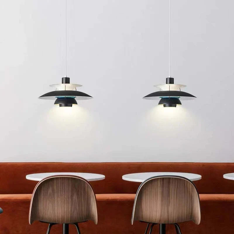 Nowoczesna lampa wisząca LED Morandi z kloszem