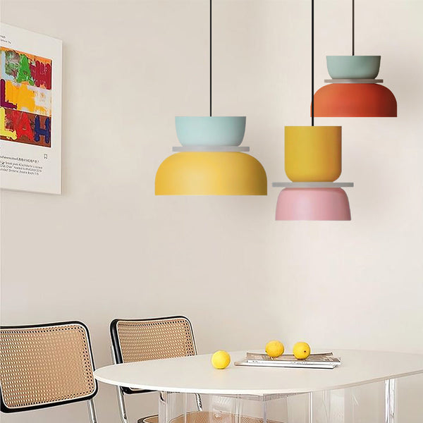 Kolorowa lampa wisząca Dulcy Nordic