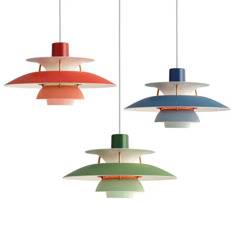 Nowoczesna lampa wisząca LED Morandi z kloszem