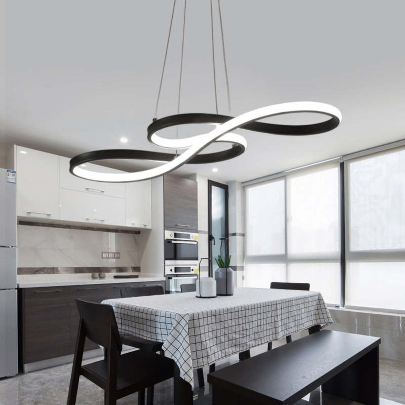 Lampa wisząca LED z muzycznymi nutami