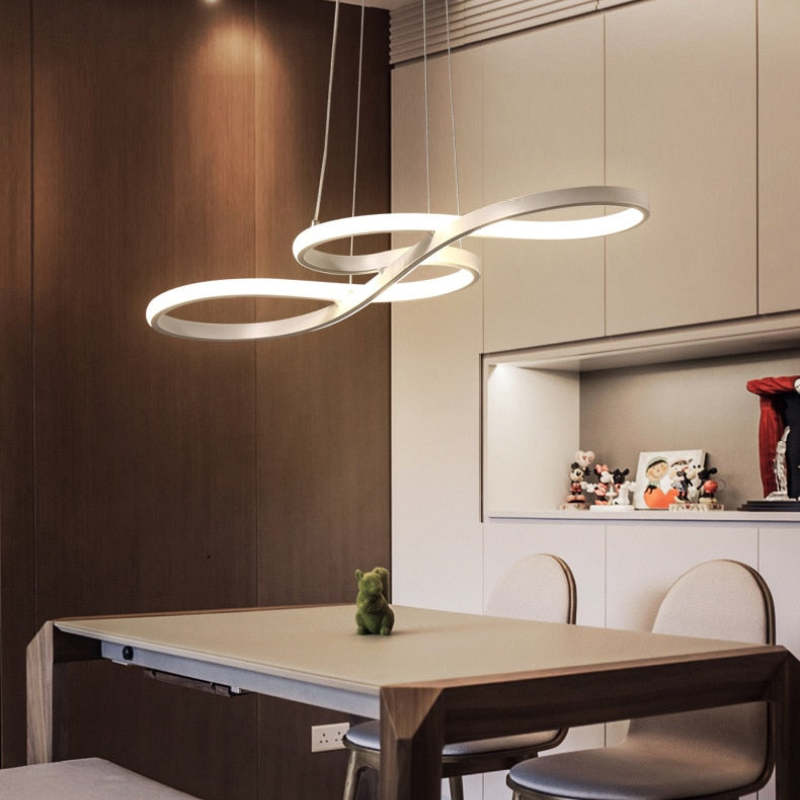 Lampa wisząca LED z muzycznymi nutami