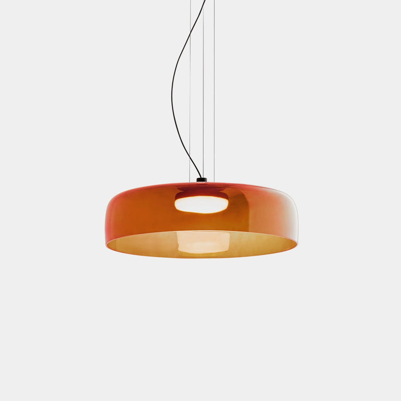 Szklana lampa sufitowa