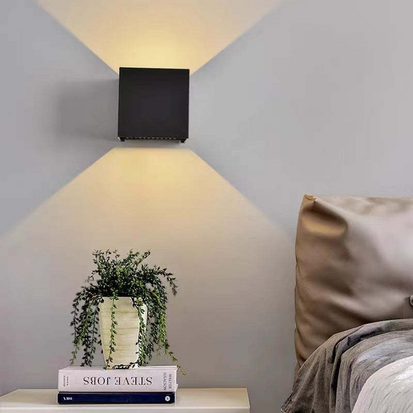 Nowoczesna aluminiowa wodoodporna lampa ścienna LED do użytku wewnętrznego