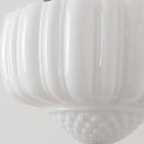 Nowoczesna biała minimalistyczna lampa wisząca