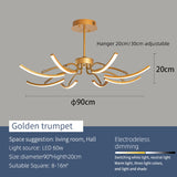 Designerska lampa sufitowa Luster